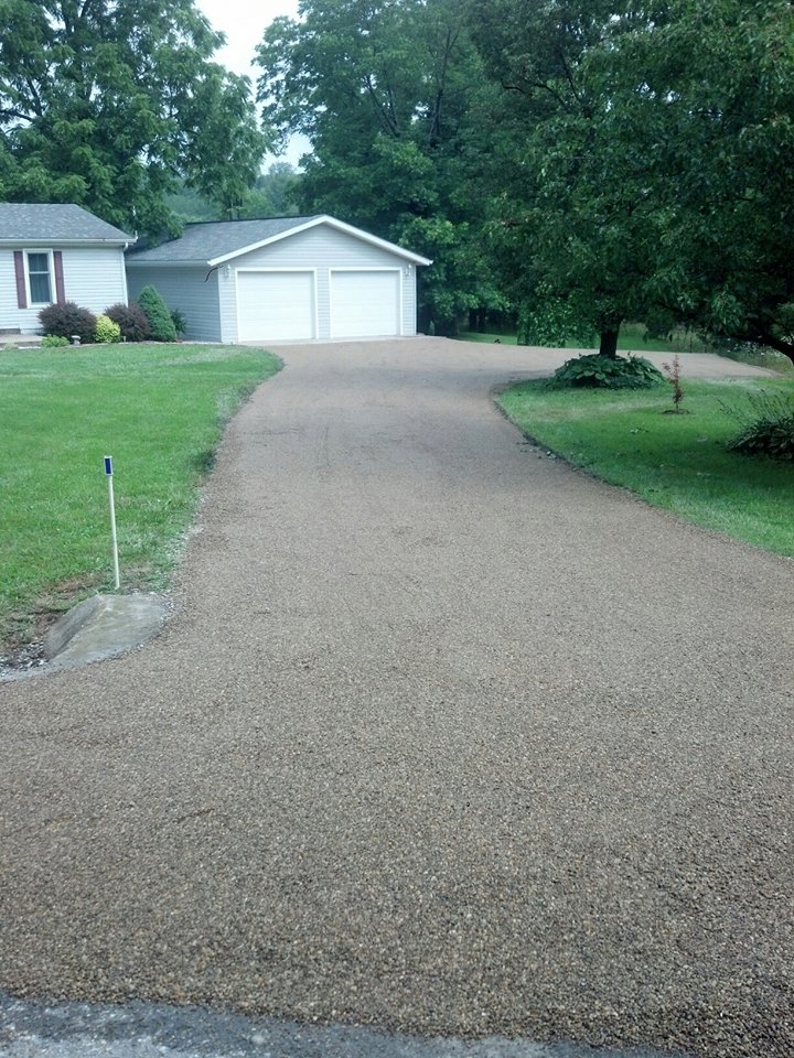 Home Penninger Asphalt Paving New Colored Oil And Chip Residential Driveway In Southern Illinois Penninger Commercial Asphalt